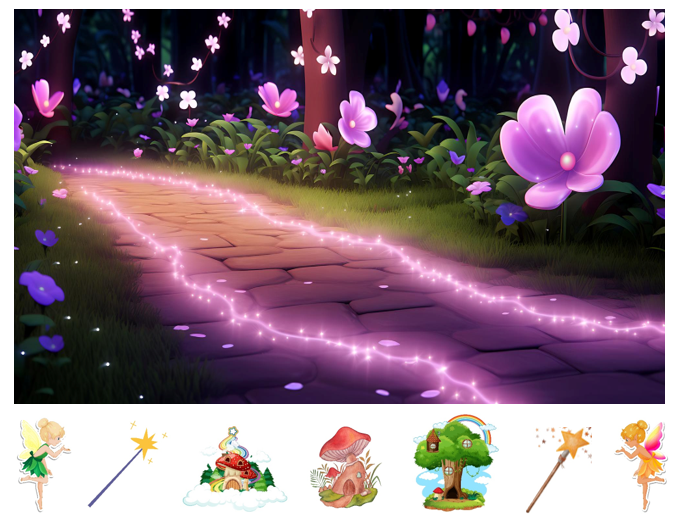 Match, Sort, Pattern, and Play-Fairy Themed Activity for Kids Digital Download