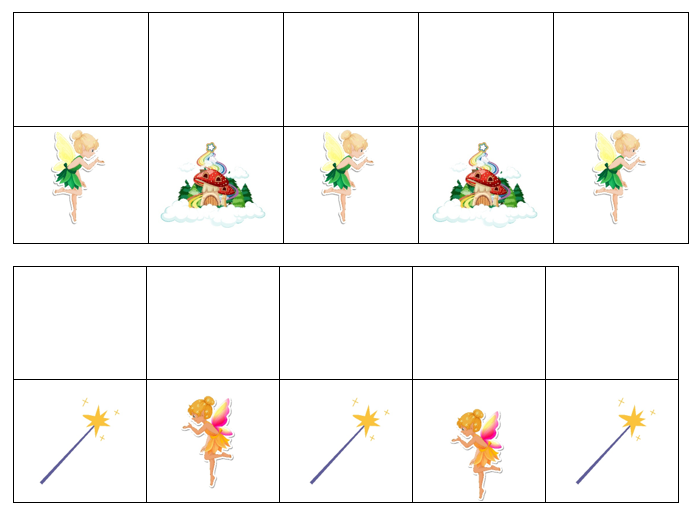 Match, Sort, Pattern, and Play-Fairy Themed Activity for Kids Digital Download