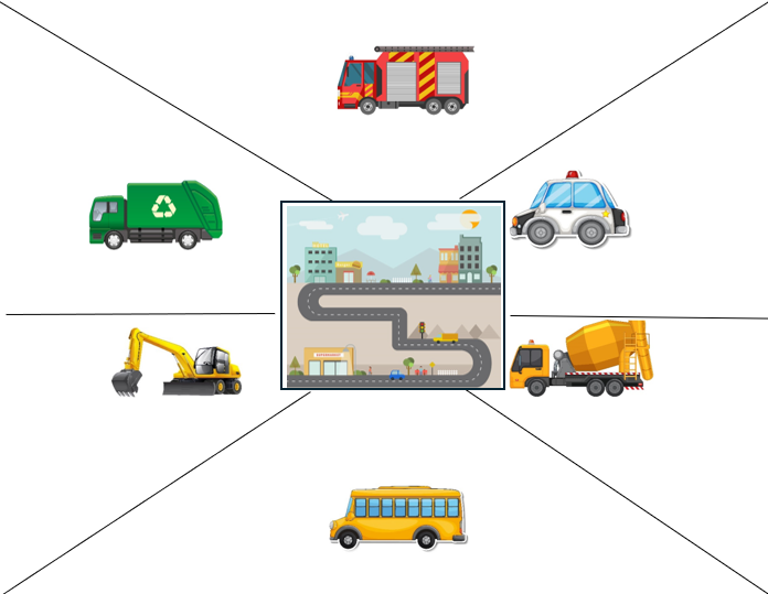 Match, Sort, Pattern, and Play-Vehicle Themed Activity for Kids Digital Download