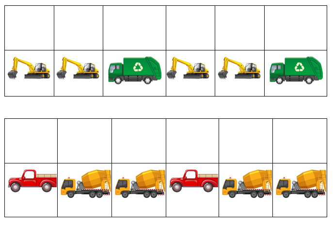 Match, Sort, Pattern, and Play-Vehicle Themed Activity for Kids Digital Download