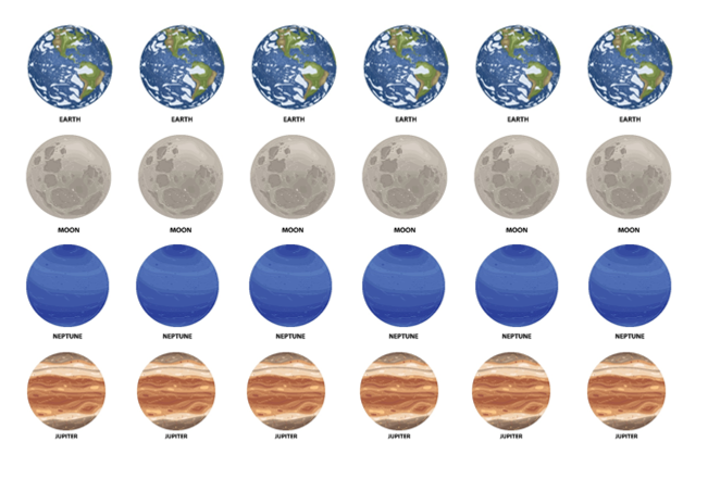 Match, Sort, Pattern, and Play-Space Themed Activity for Kids Digital Download