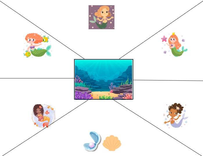 Match, Sort, Pattern, and Play-Mermaid Themed Activity for Kids Digital Download