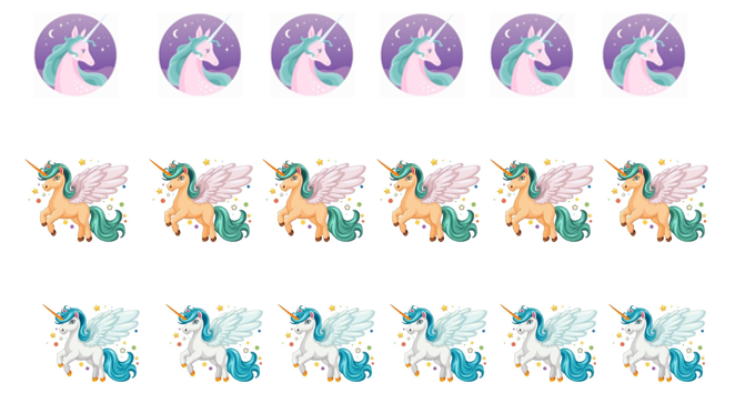 Match, Sort, Pattern, and Play-Unicorn Themed Activity for Kids Digital Download