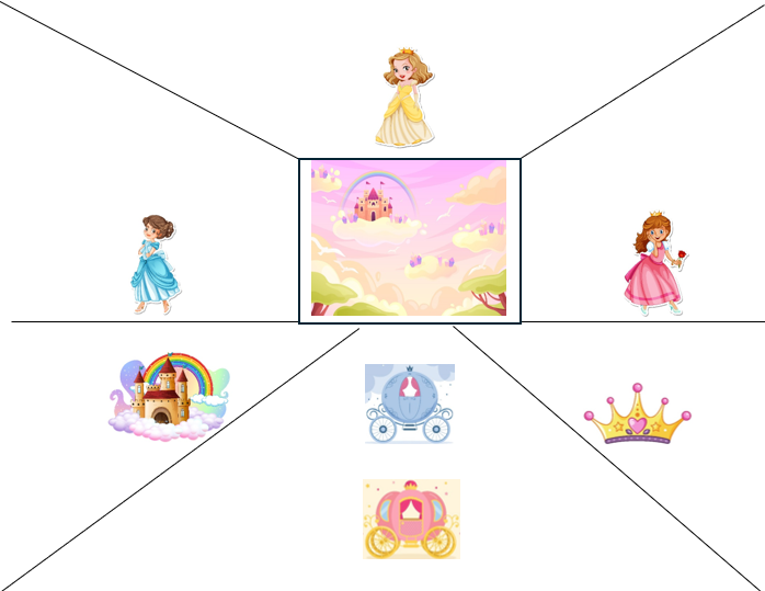 Match, Sort, Pattern, and Play-Princess Themed Activity for Kids Digital Download