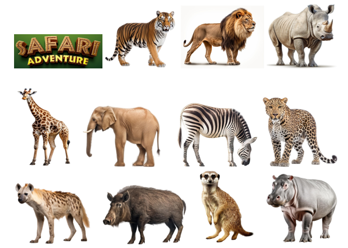 Safari Themed Sensory Table Digital Download