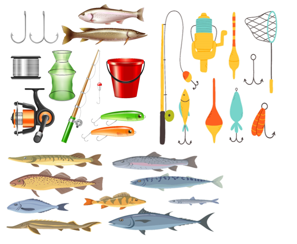 Fishing Themed Sensory Table Digital Download