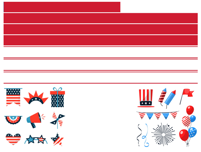 Patriotic 4th of July Themed Sensory Table Digital Download