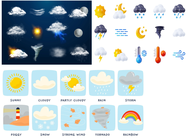 Weather Themed Sensory Table Digital Download