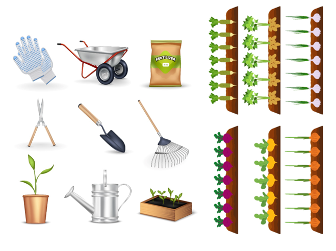 Gardening Themed Sensory Table Digital Download