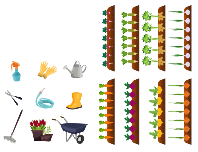 Gardening Themed Sensory Table Digital Download