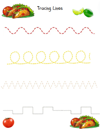 Taco shop educational digital download