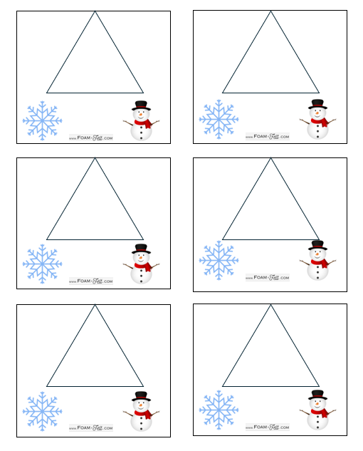 Write the Room- Winter- Color Your Own Colors and Shapes Digital Download