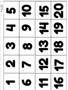 Number Cycles Curriculum Worksheets