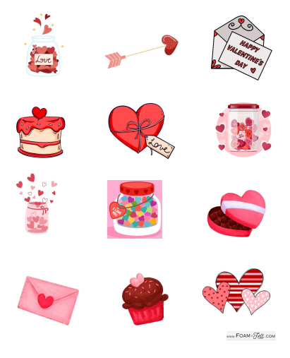 Write the Room- Valentines- iSpy Picture Activity Digital Download