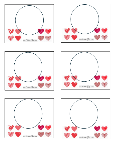 Write the Room- Valentines- Color Your Own Shapes and Colors Activity Digital Download