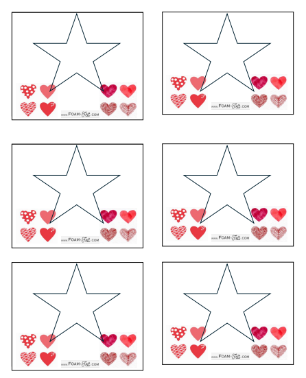 Write the Room- Valentines- Color Your Own Shapes and Colors Activity Digital Download