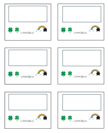 Write the Room- St. Patrick's Day- Color Your Own Shapes and Colors Activity Digital Download