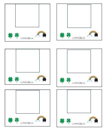 Write the Room- St. Patrick's Day- Color Your Own Shapes and Colors Activity Digital Download