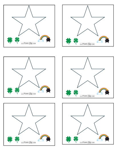 Write the Room- St. Patrick's Day- Color Your Own Shapes and Colors Activity Digital Download