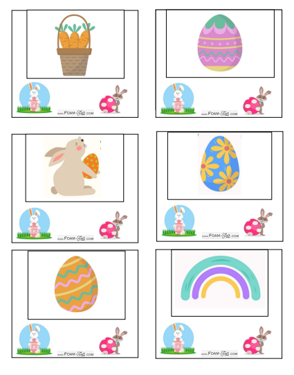 Write the Room- Easter- iSpy Picture Activity Digital Download