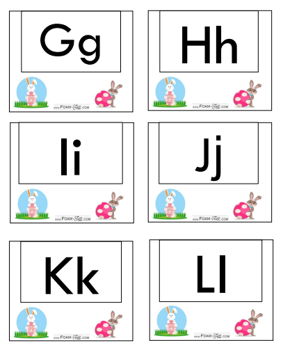 Write the Room- Easter- Alphabet Activity Digital Download