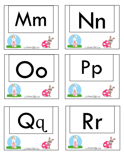 Write the Room- Easter- Alphabet Activity Digital Download