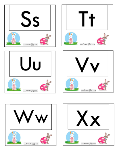 Write the Room- Easter- Alphabet Activity Digital Download