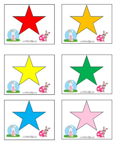 Write the Room- Easter- Shapes and Colors Activity Digital Download