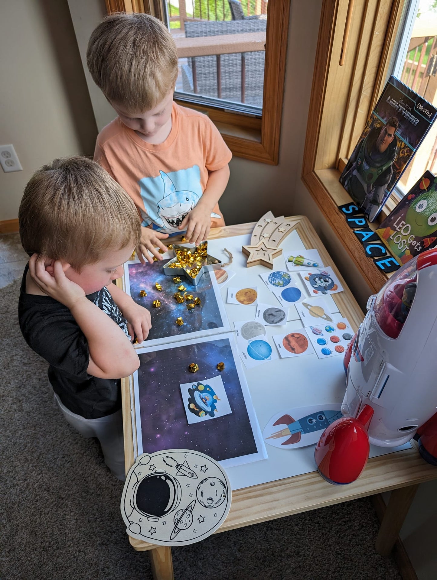 Space Themed Sensory Table Digital Download