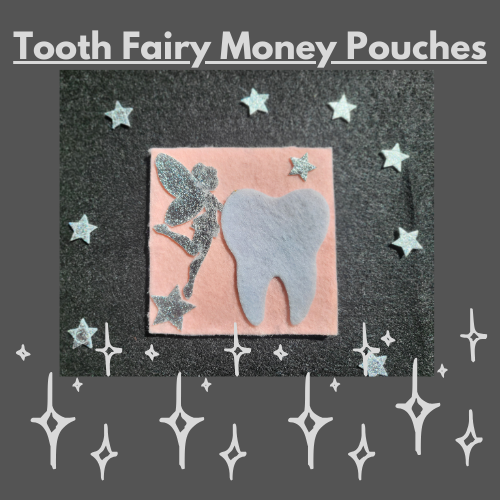 Tooth Fairy Money Pouch- Fairy-Pink