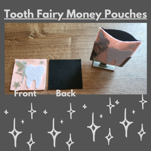 Tooth Fairy Money Pouch- Fairy-Pink